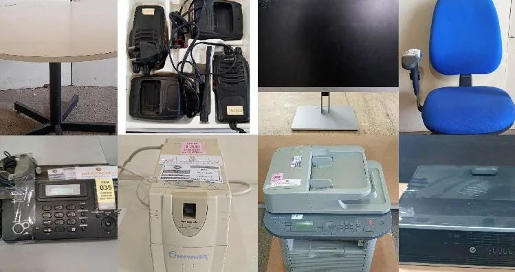 MPPE doa 912 móveis e equipamentos eletrônicos; órgãos públicos e entidades podem se habilitar para receber 