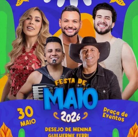 Festa de Maio 2026 deve reunir grande público em Exu com atrações do forró