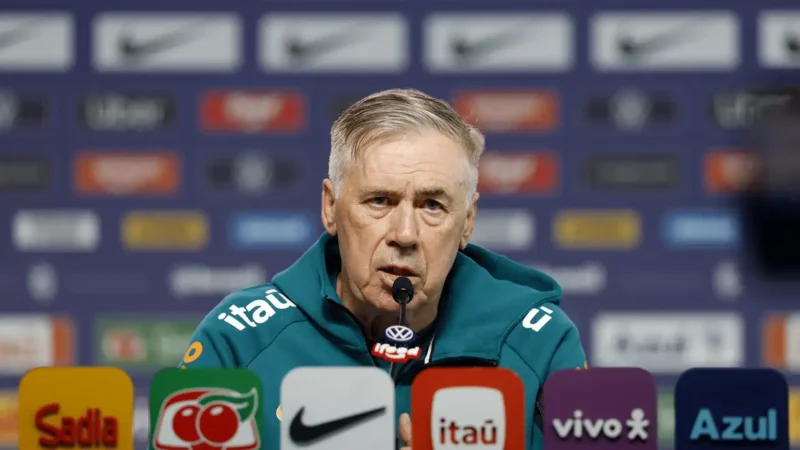 Carlo Ancelotti testa mudanças antes de amistoso contra o Egito