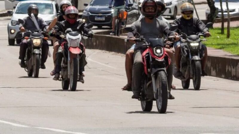 Pernambuco tem 93 mil motos a mais que carros nas ruas