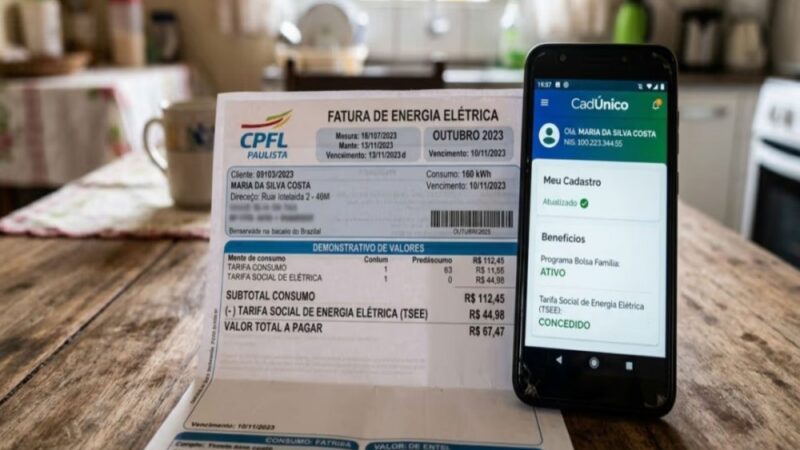 Governo fornece desconto de até 65% na conta de luz para quem tem consumo de até 80 kWh