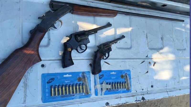 Polícia Militar apreende três armas de fogo e 20 munições durante ação do serviço de inteligência em Exu