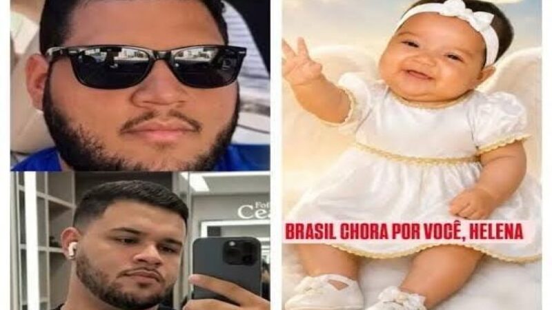 Bebê Helena de 10 meses morre após ser estuprada e asfixiada pelo padrasto e o primo dele