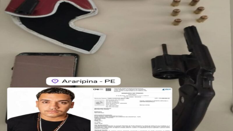Caçada ao Crime, Polícia Militar da 9ª CIPM captura suspeito de múltiplos homicídios com arma e cocaína em Araripina