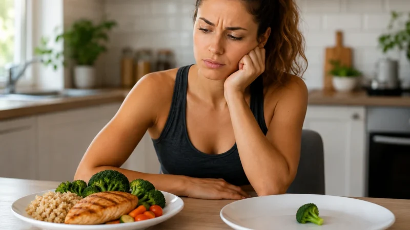 Déficit calórico saudável é essencial para emagrecer sem perder massa muscular