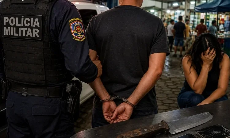 HOMEM É PRESO APÓS AGREDIR COMPANHEIRA E AMEAÇAR VÍTIMA E FAMILIARES EM PANELAS