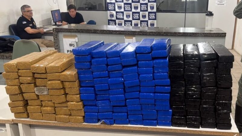 PM apreende 142 kg de maconha na BR-232