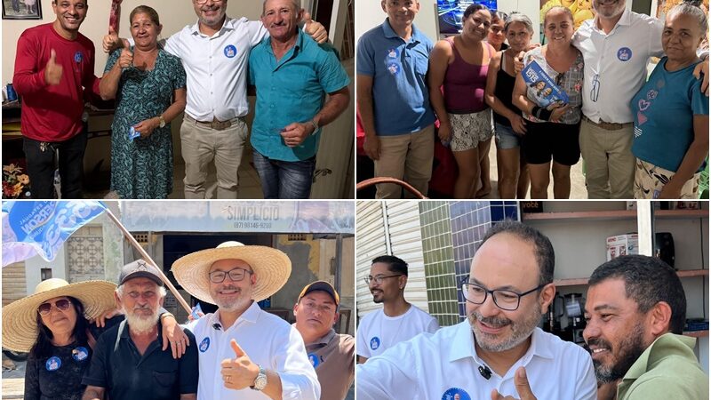 Candidato a Deputado Estadual Dr. Anderson Aquino cumpre agenda intensa com visitas à feira livre, bairros, associações e recebe novos apoios