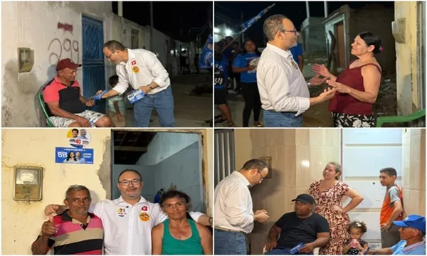 DOUTOR ANDERSON AQUINO REALIZA CAMINHADA NOS BAIRROS SANTA MARIA I E II EM ORUICURI
