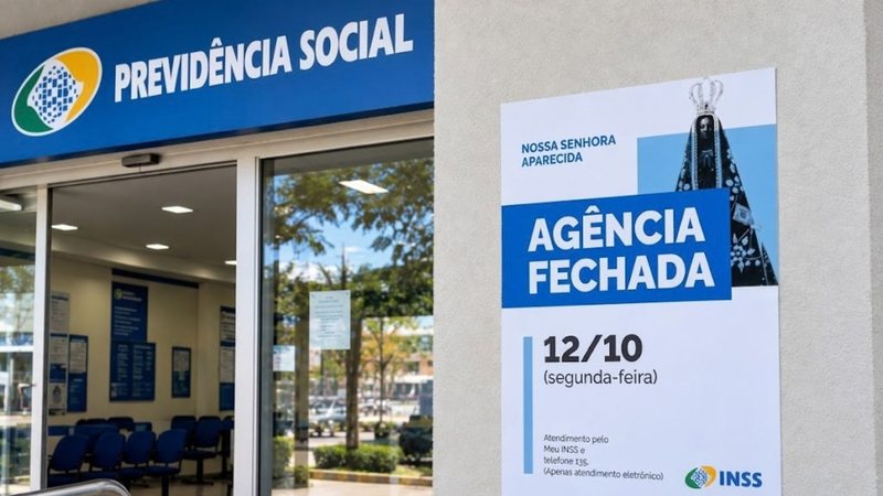 Feriado de 12 de outubro: INSS, bancos e Correios fecham; veja o que abre